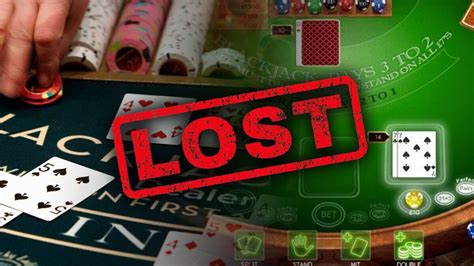 BIGGEST BLACKJACK LOSS .